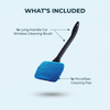 Car Window Cleaner Brush Kit | Crystal Clear Windows in 10 Minutes — Professional Results Without the Price