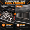 Metal Wrench Storage Rack | Professional Organization in Seconds — Holds 18 Wrenches Securely