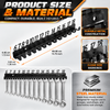 Metal Wrench Storage Rack | Professional Organization in Seconds — Holds 18 Wrenches Securely