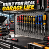 Screwdriver Organizer Tool | A Tidy Tool Wall in Minutes — Holds 14 Screwdrivers Securely