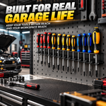 Screwdriver Organizer Tool | A Tidy Tool Wall in Minutes — Holds 14 Screwdrivers Securely