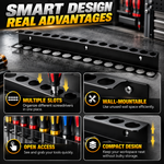 Screwdriver Organizer Tool | A Tidy Tool Wall in Minutes — Holds 14 Screwdrivers Securely