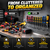 Screwdriver Organizer Tool | A Tidy Tool Wall in Minutes — Holds 14 Screwdrivers Securely