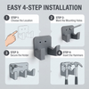 Wall Mounted Hammer Holder | Quick Access in Seconds — Durable Single-Tool Storage