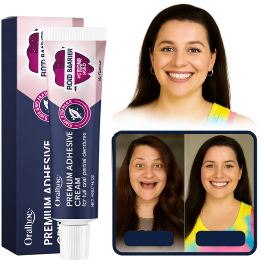 Oralhoe Premium Adhesive Cream | Instantly Secures Dentures for Daily Security and Comfort